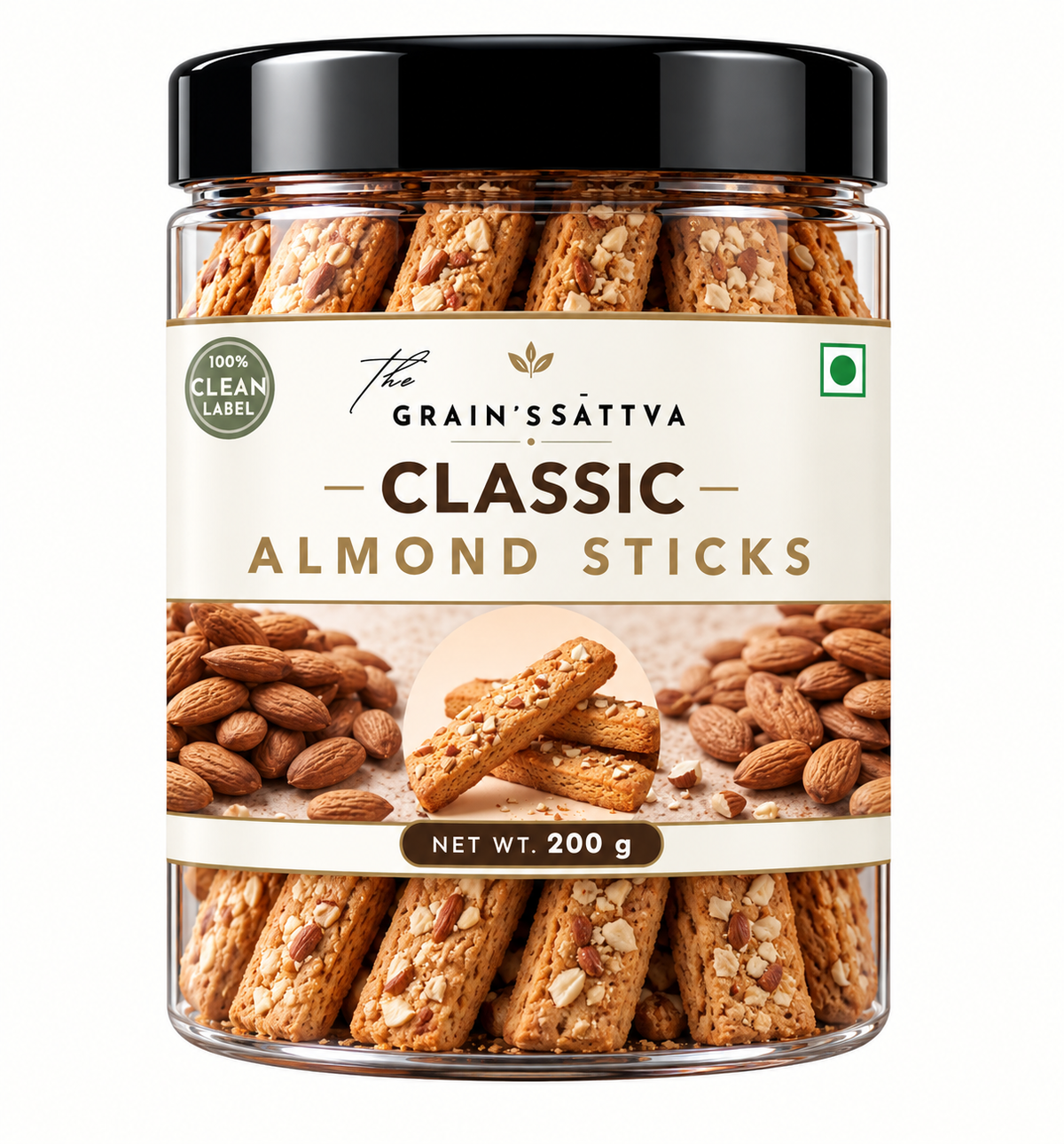 CLASSIC ALMOND STICKS (Made with Jaggery)
