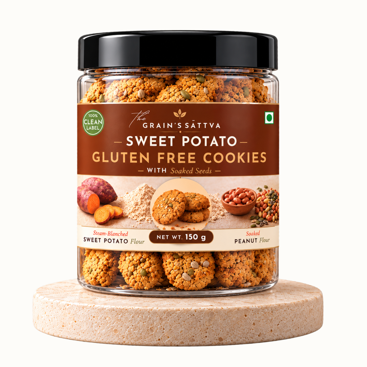 GLUTEN-FREE OATS & SWEET POTATO COOKIES – Clean Label Healthy Snack ...
