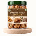 SPROUTED WHEAT COOKIES WITH MULTI-SEEDS (Packed with Pumpkin, Chia & Flax Seeds | Zero Maida, High Fiber & Guilt-Free Snack)