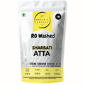 WASHED MP SHARBATI ATTA (Pure Premium Sharbati Wheat | Free from Dust & Impurities, Easy to Digest Daily Atta) | 5 KG
